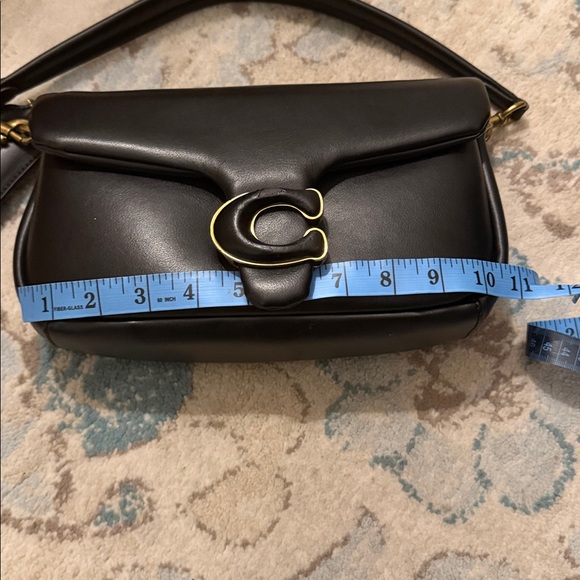 Coach Black Crossbody Bag with Gold Accent - Picture 5 of 11